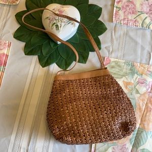 ⚡️FLASH Sale⏱️ Women’s CEM Vintage Woven Leather Shoulder Bag